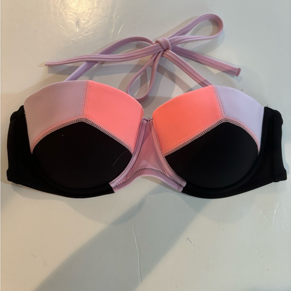 VICTORIA’S SECRET Color Block BIKINI 34D XS - Picture 3 of 11